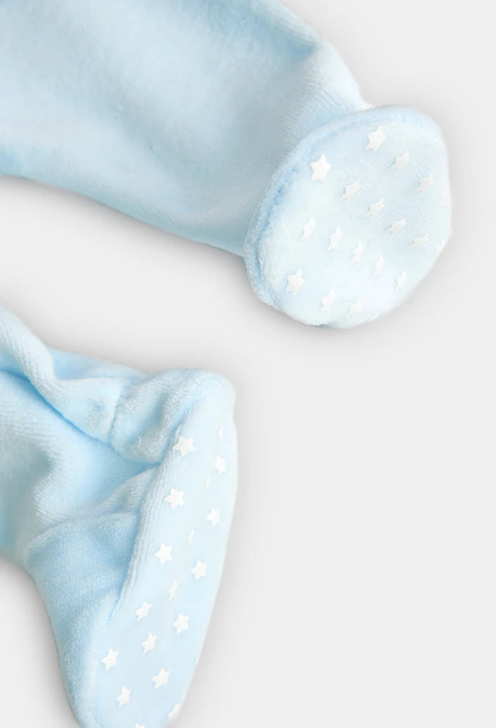 Mameluco Terciopelo Azul