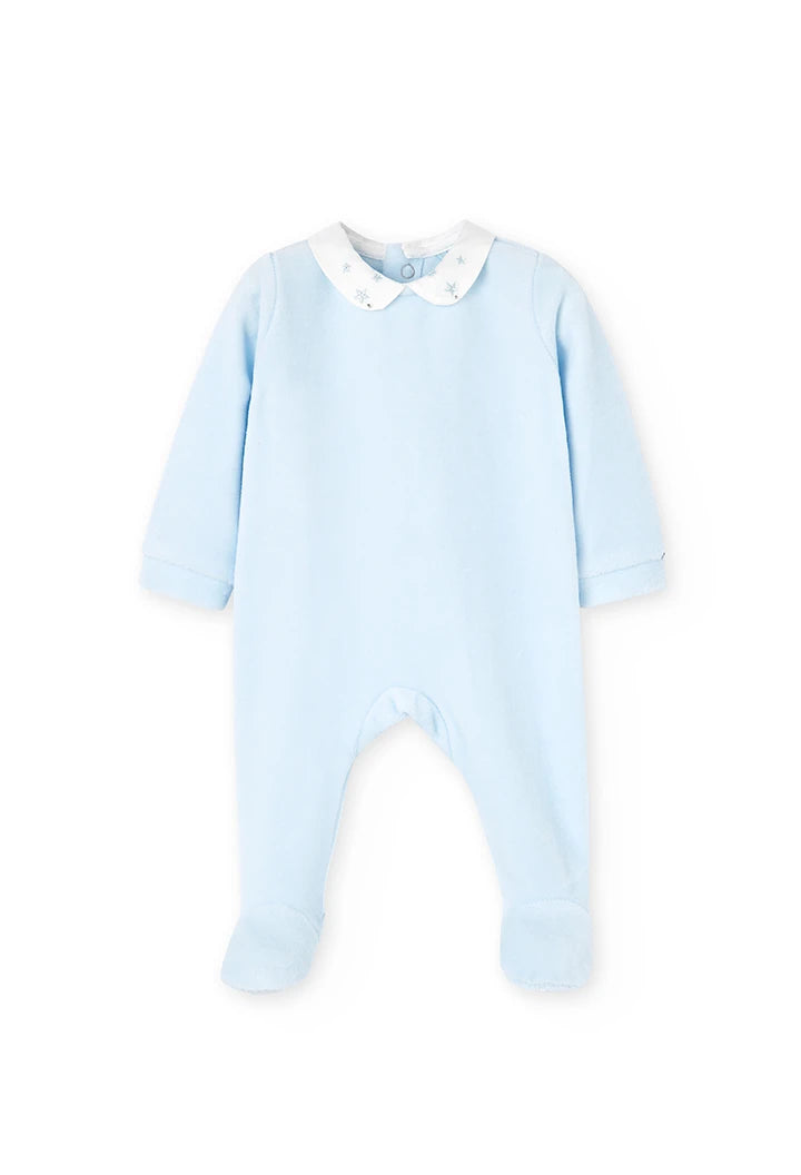 Mameluco Terciopelo Azul