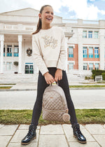 Cargar imagen en el visor de la galería, Conjunto Sudadera Beige Leggings
