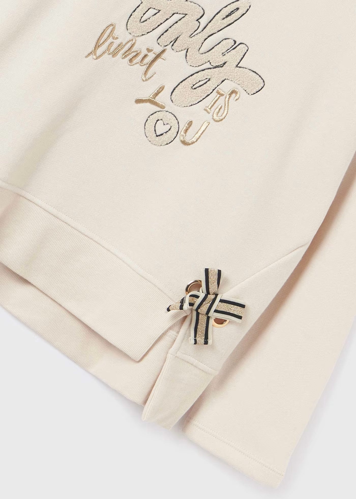 Conjunto Sudadera Beige Leggings