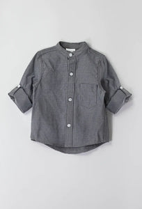 Camisa Gris Manga Larga