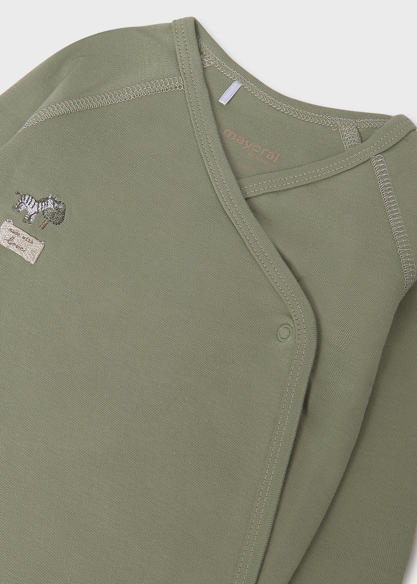 Pijama Nudo Verde con Gorrito