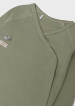 Cargar imagen en el visor de la galería, Pijama Nudo Verde con Gorrito
