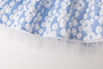Cargar imagen en el visor de la galería, Vestido Azul Cinto Tul

