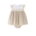 Cargar imagen en el visor de la galería, Vestido Beige Encaje
