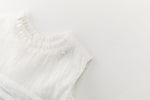 Cargar imagen en el visor de la galería, Vestido Azul y Blanco Plumeti
