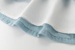 Cargar imagen en el visor de la galería, Vestido Azul y Blanco Plumeti
