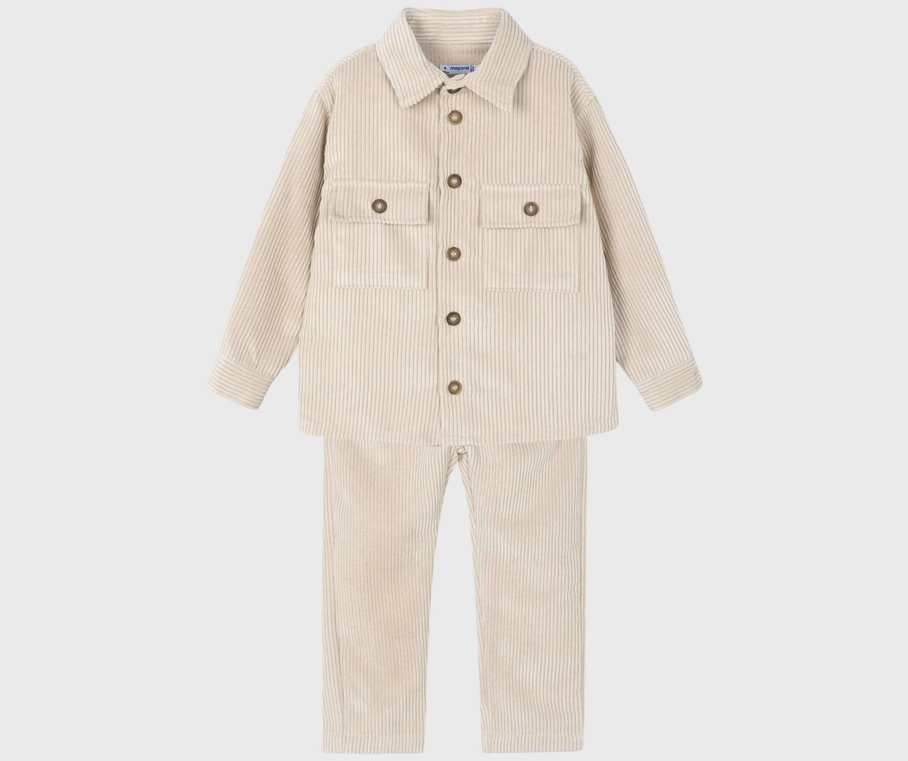 Conjunto Camisa y Pantalón Pana