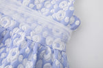 Cargar imagen en el visor de la galería, Vestido Azul Cinto Tul
