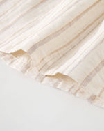 Cargar imagen en el visor de la galería, Vestido Beige Rayas Mangas
