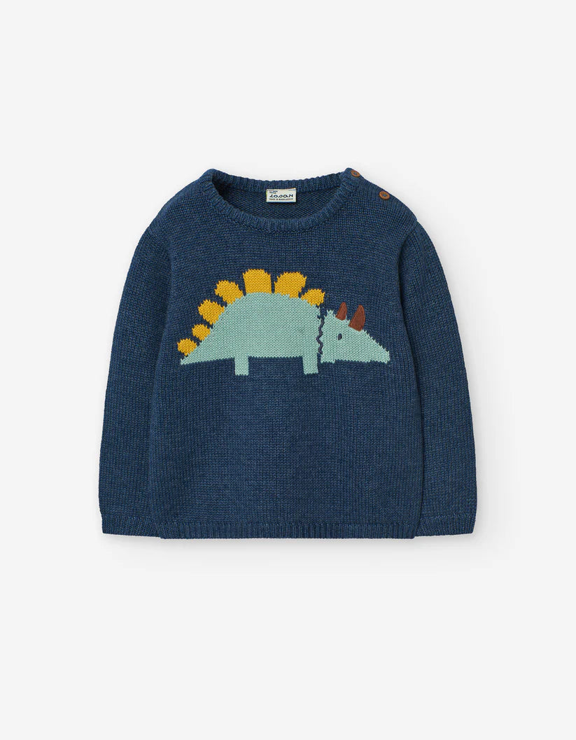 Conjunto Suéter Dinosaurio Pantalón Mezclilla