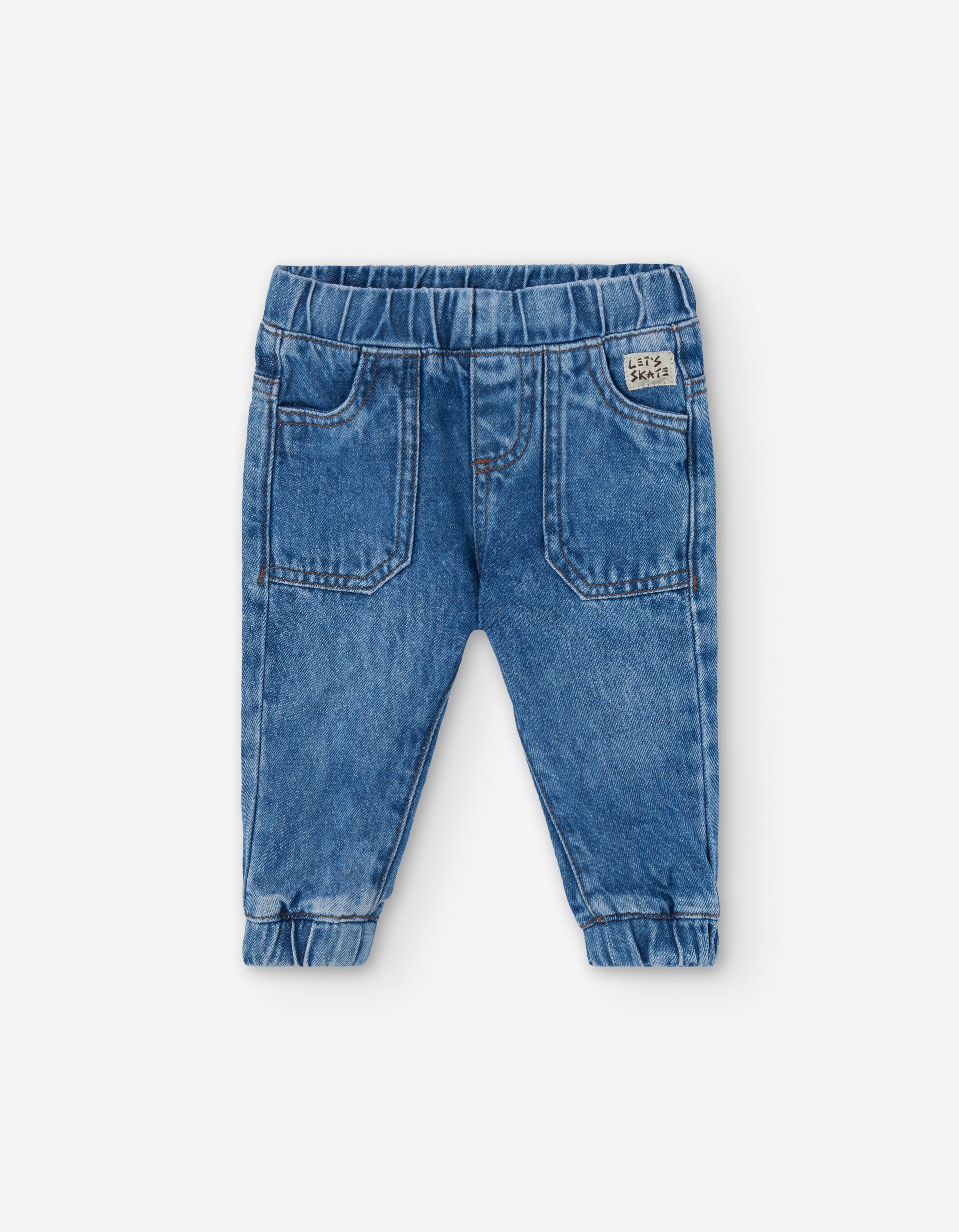 Conjunto Mostaza Morsa Pantalón Mezclilla