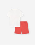 Cargar imagen en el visor de la galería, Conjunto Camiseta Peces Short Rojo

