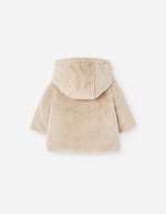 Cargar imagen en el visor de la galería, Abrigo Peluche Beige
