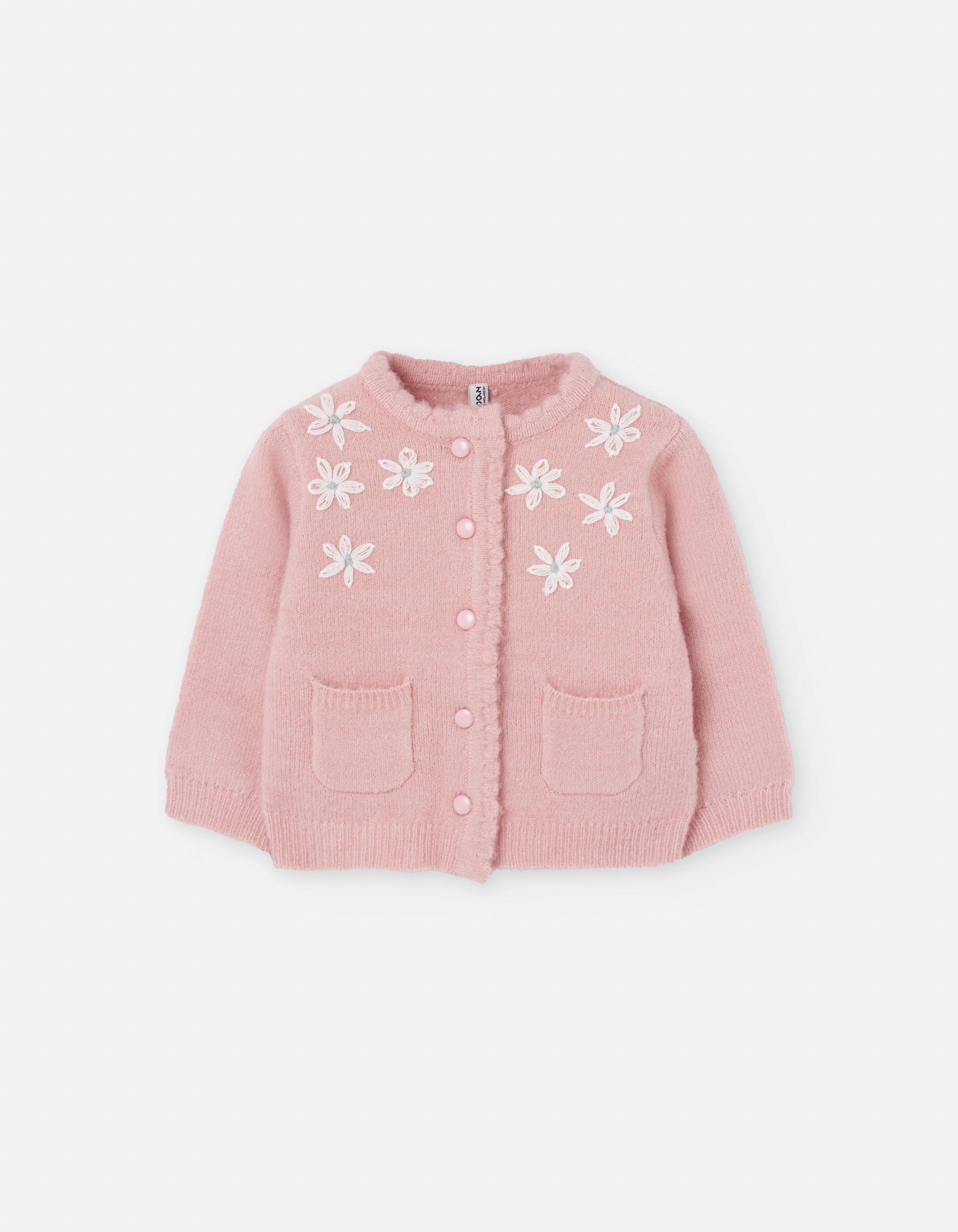 Conjunto Suéter Flores y Falda Rosa