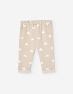 Cargar imagen en el visor de la galería, Conjunto Sudadera Pantalón Beige Corazones
