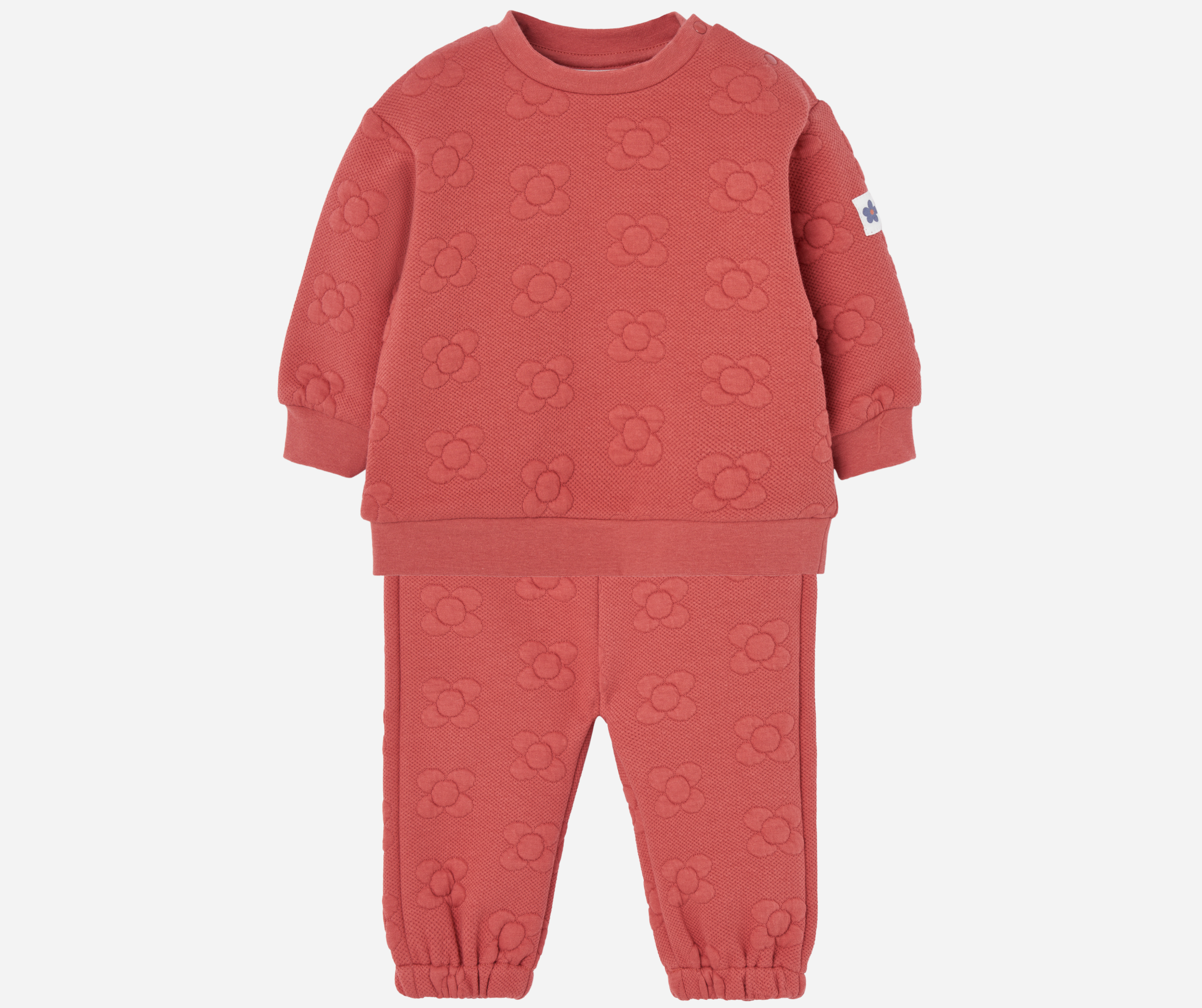 Conjunto Sudadera y Pantalón Coral Flores