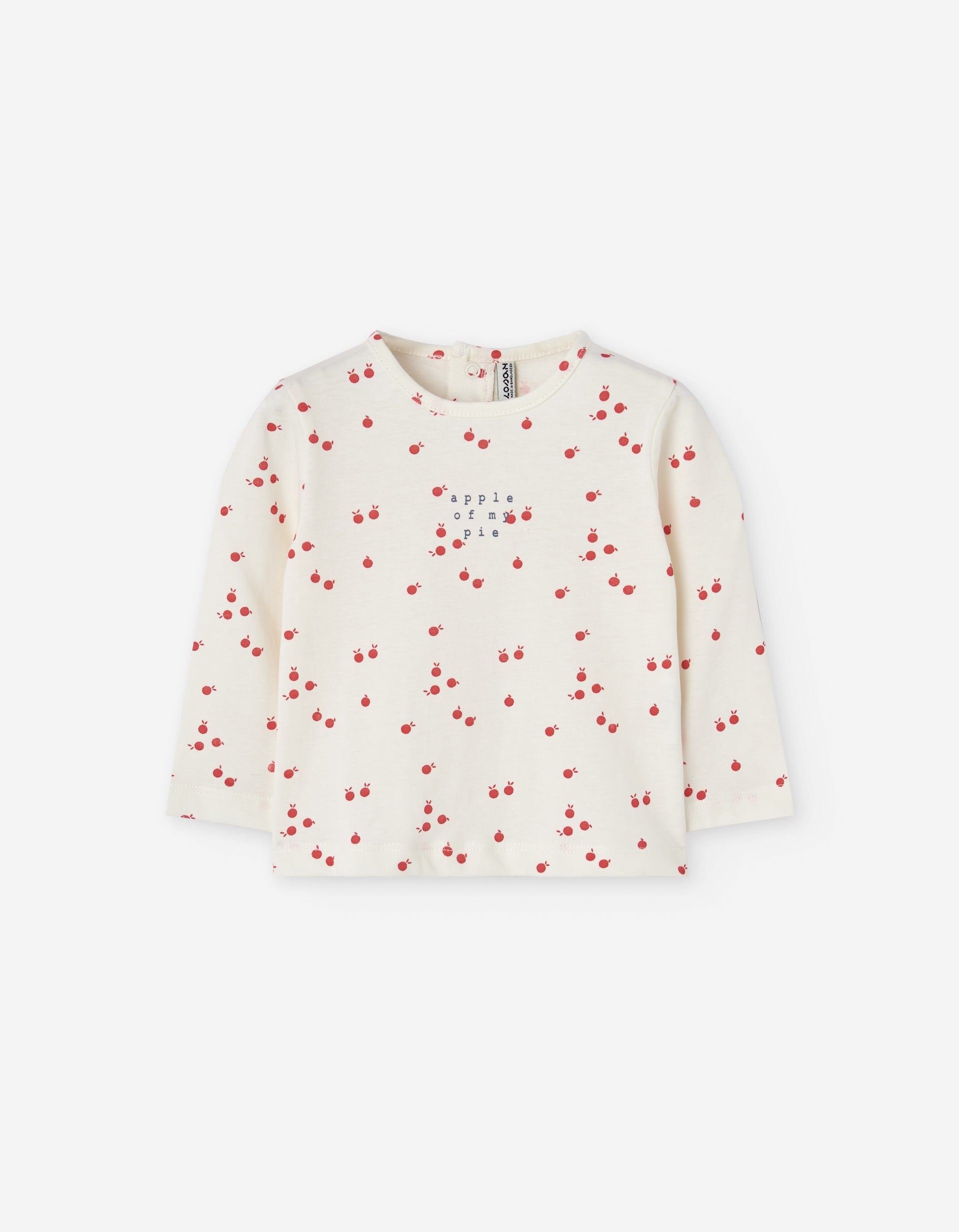 Conjunto Overol Mezclilla Camiseta Manzanitas