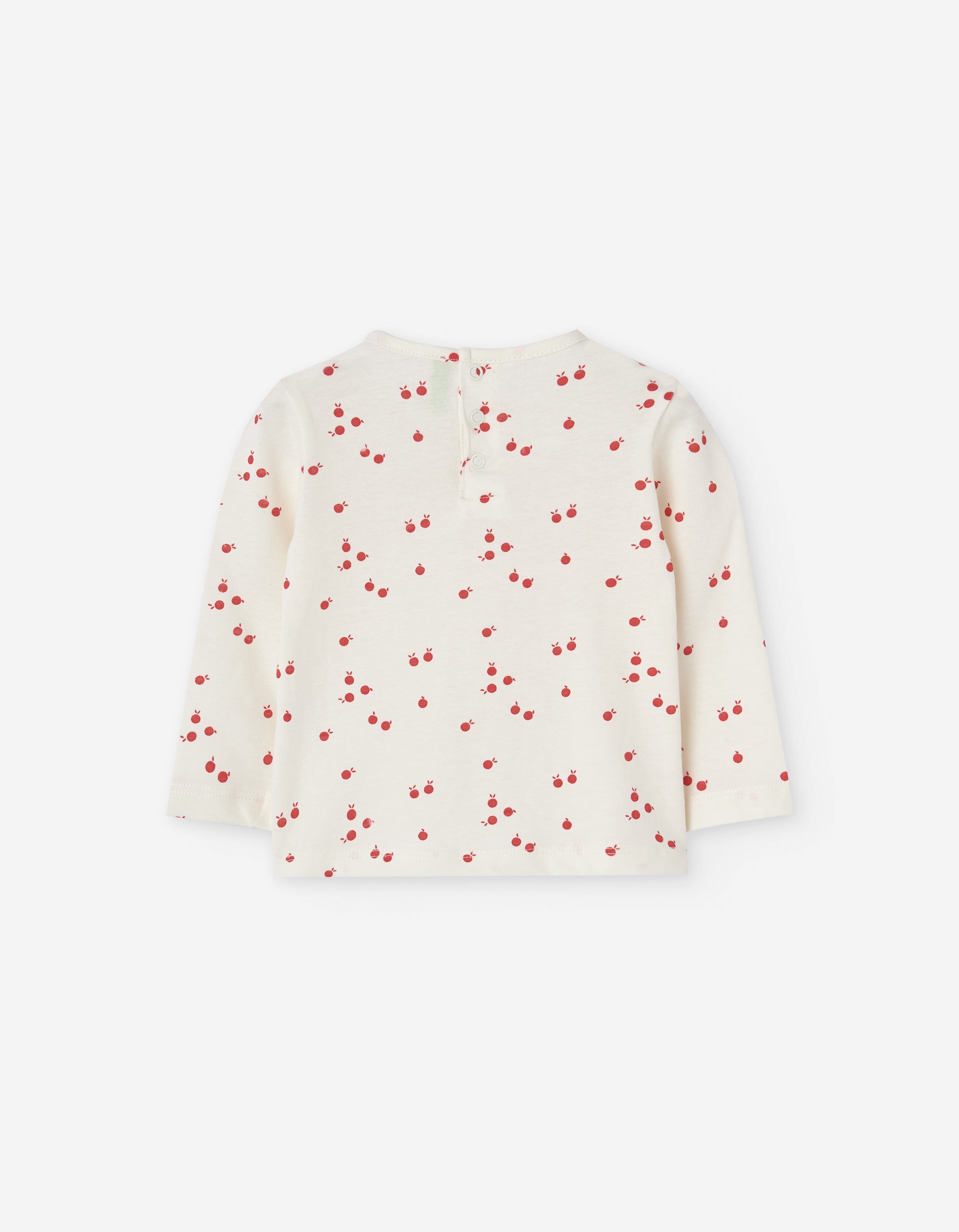 Conjunto Overol Mezclilla Camiseta Manzanitas