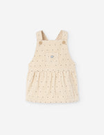 Cargar imagen en el visor de la galería, Conjunto Overol Beige Camiseta Cuello
