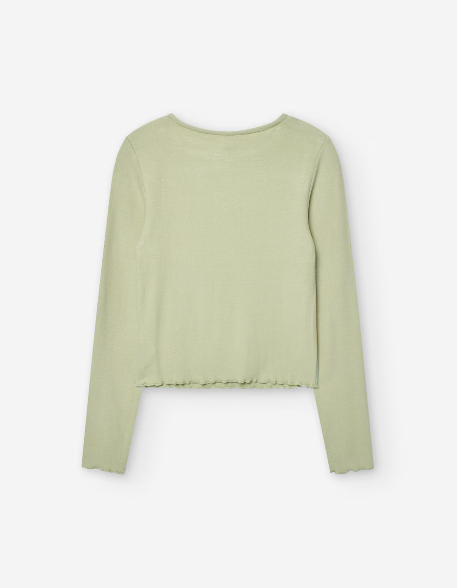 Blusa Verde Corte