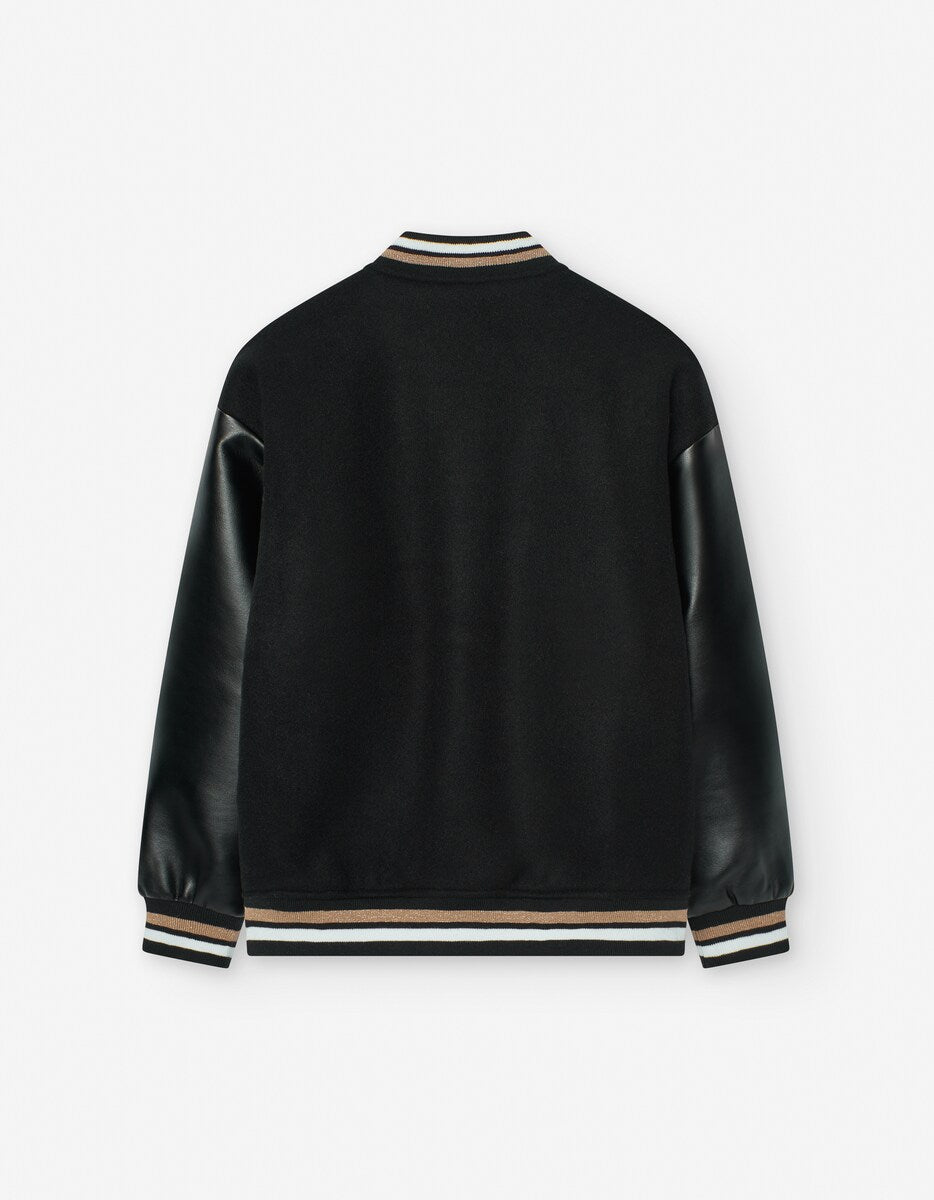 Chamarra Mangas Cuero