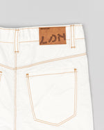 Cargar imagen en el visor de la galería, Conjunto Blusa Flores Naranja Pantalón Blanco

