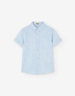 Cargar imagen en el visor de la galería, Conjunto Camisa Azul Short Beige

