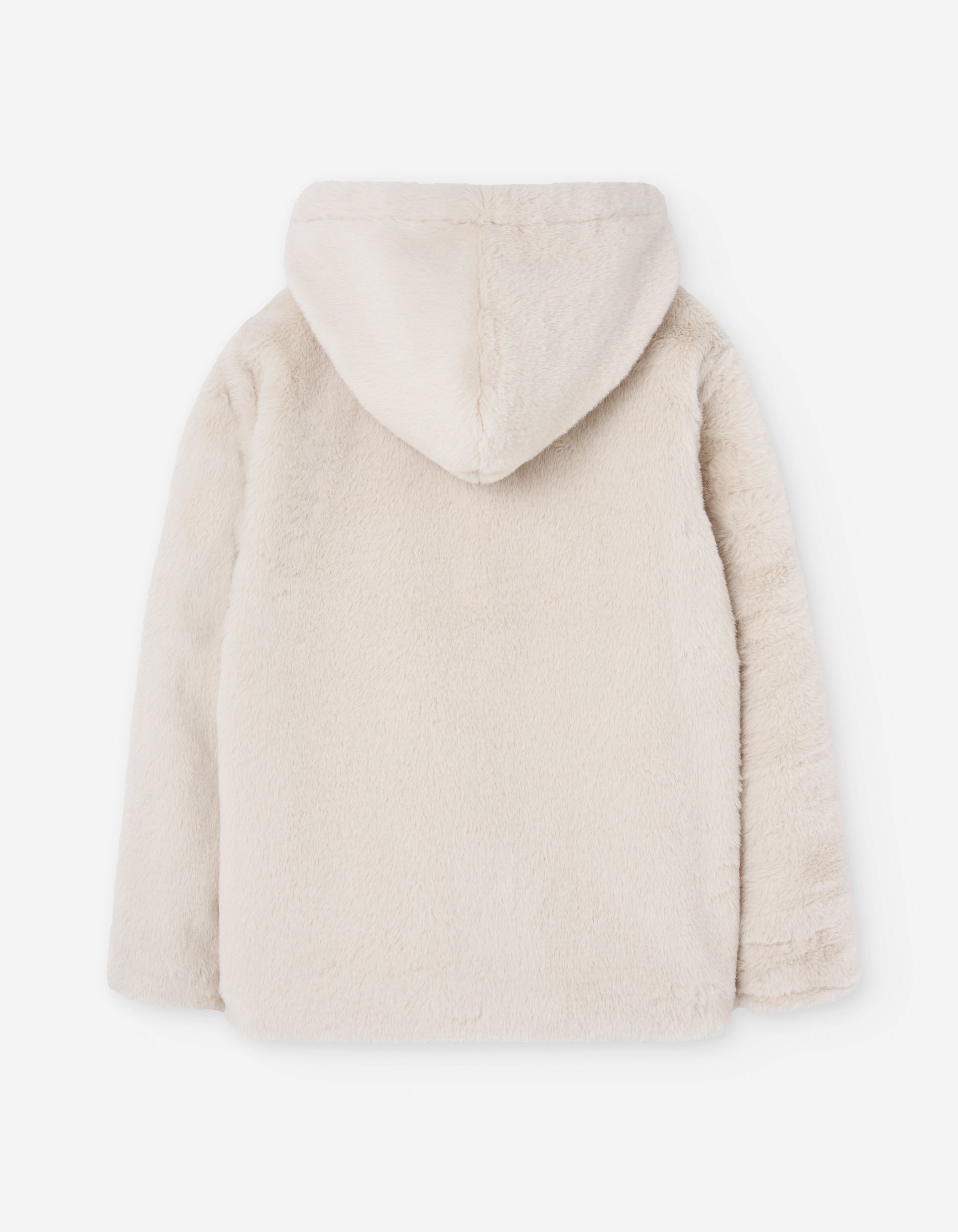 Abrigo Peluche Beige