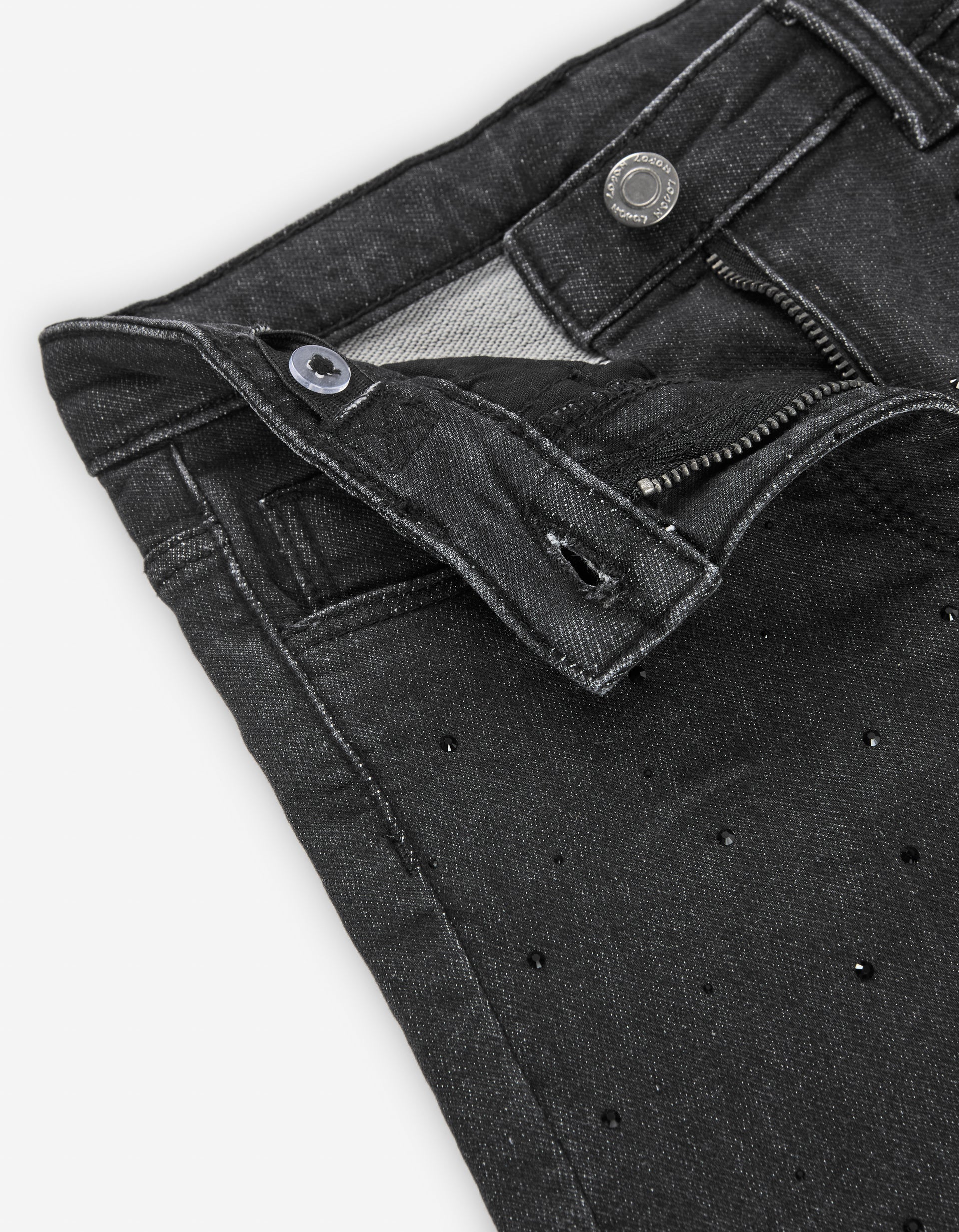 Conjunto Sudadera Gris Pantalón Brillos