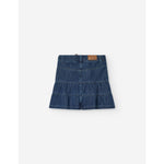 Cargar imagen en el visor de la galería, Conjunto Blusa Rosa Flores Falda Mezclilla
