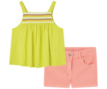 Cargar imagen en el visor de la galería, Conjunto Camiseta Lima Short Coral
