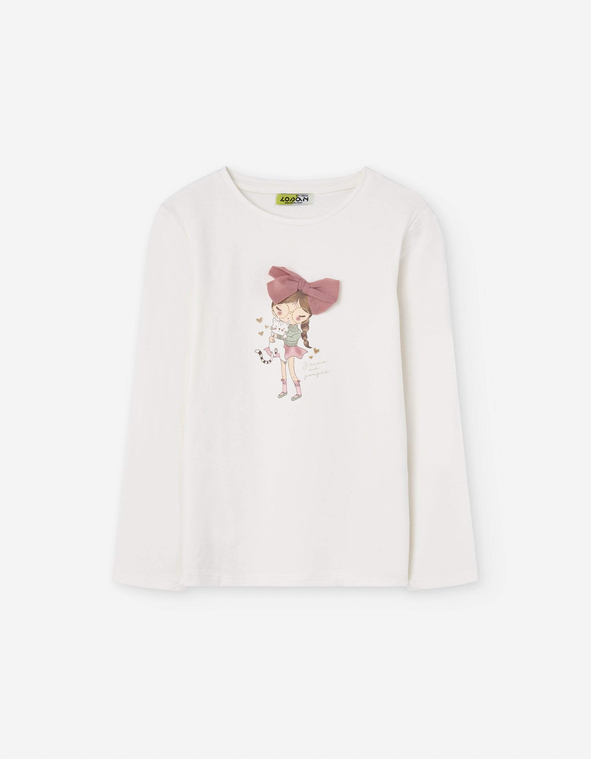 Conjunto Camiseta Niña Falda Rosa