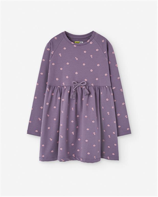 Vestido Morado Flores