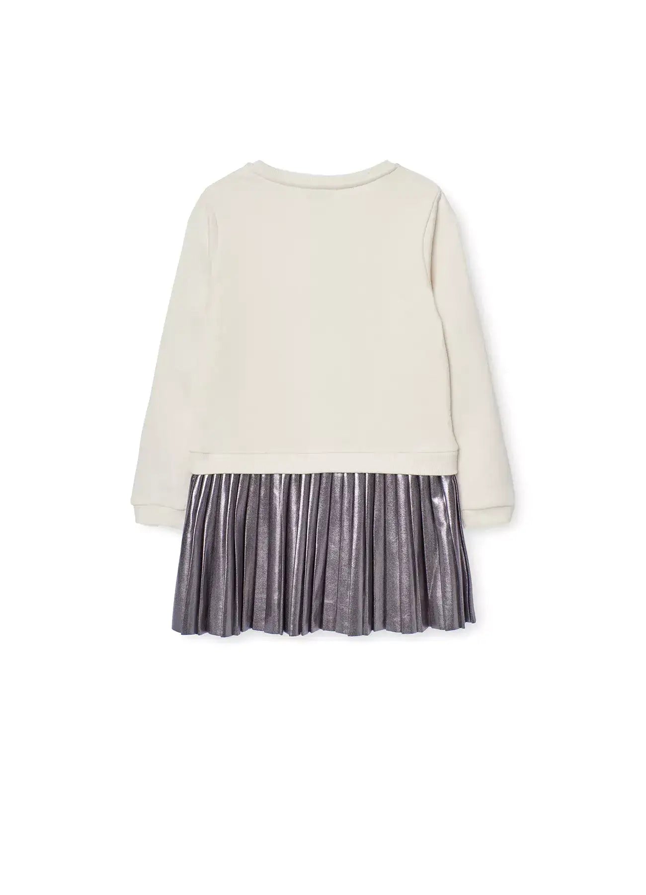 Vestido Cisne Falda Plata