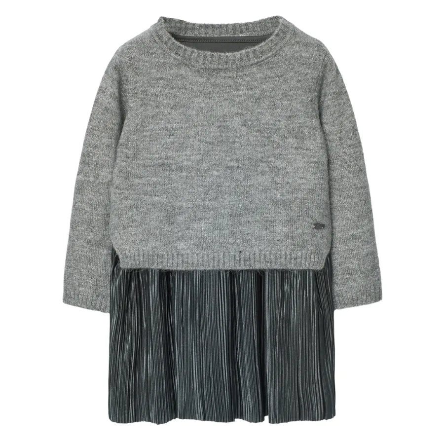 Vestido Suéter Gris