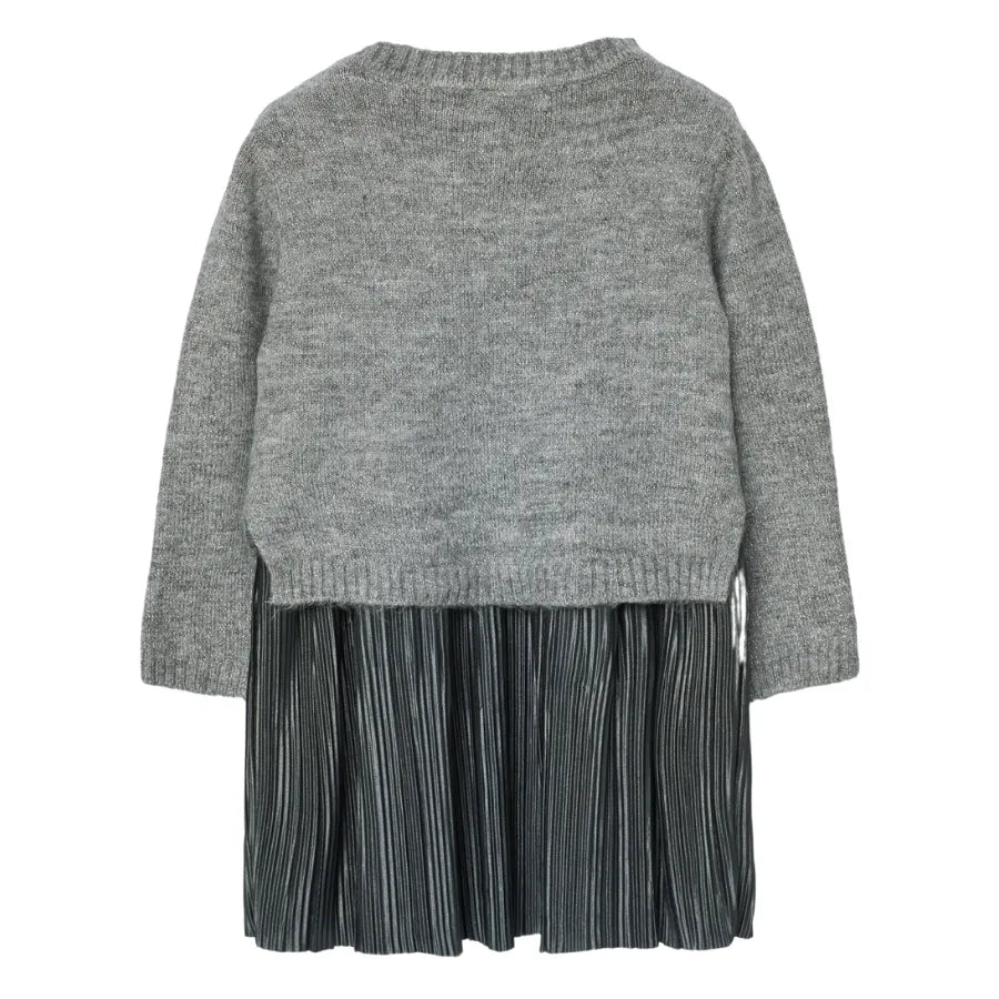 Vestido Suéter Gris