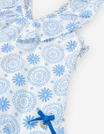 Cargar imagen en el visor de la galería, Vestido Estampado Azul

