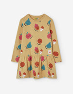 Cargar imagen en el visor de la galería, Vestido Mostaza Estampado Otoño
