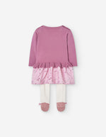 Cargar imagen en el visor de la galería, Vestido Flores Falda con Mallas
