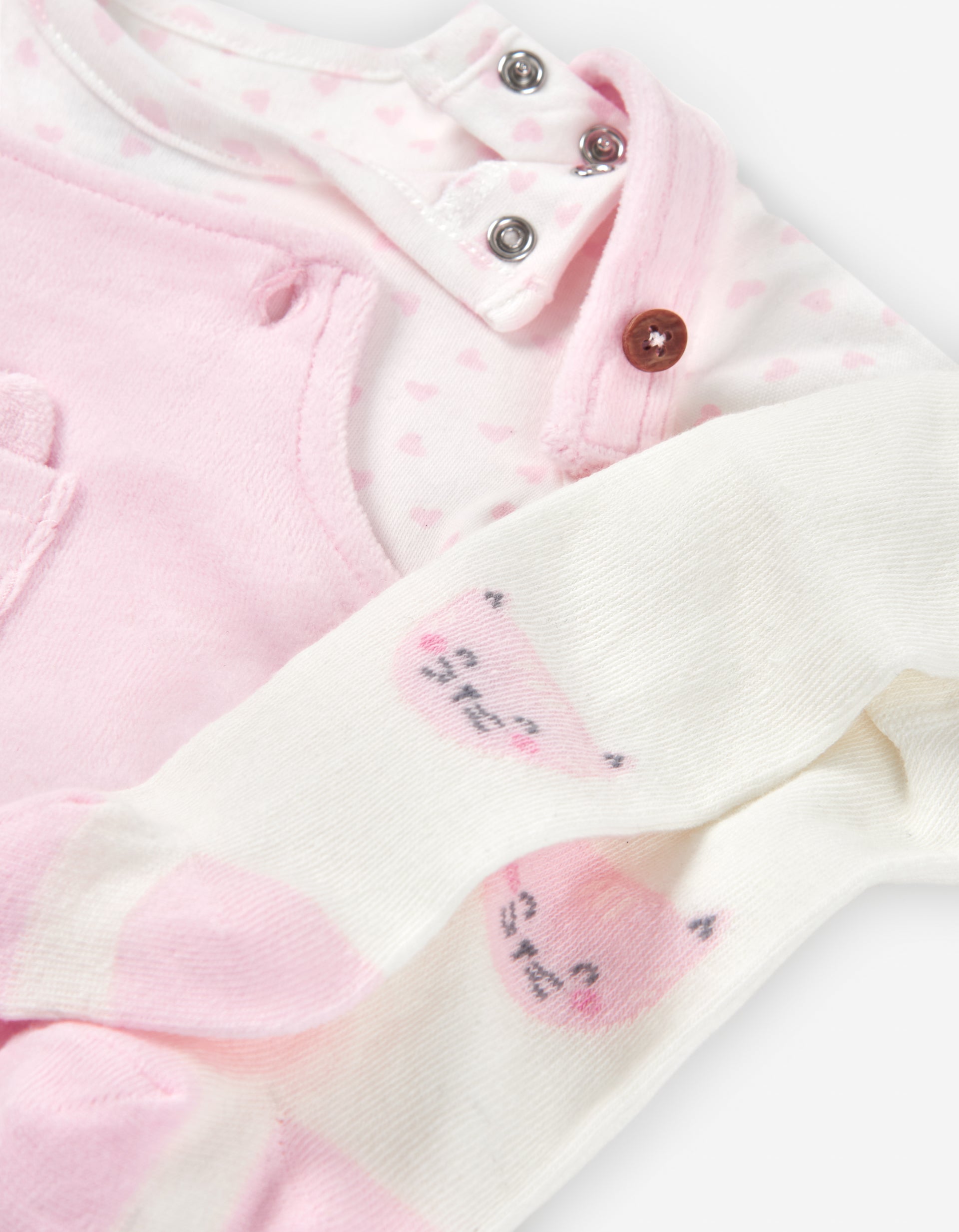 Vestido Overol Rosa Gatito con Mallas