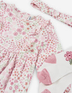 Cargar imagen en el visor de la galería, Vestido Florecitas con Mallas y Banda
