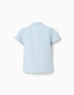 Cargar imagen en el visor de la galería, Conjunto Camiseta Azul Short Khaki
