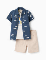 Cargar imagen en el visor de la galería, Conjunto Camisa Peces Camiseta Short
