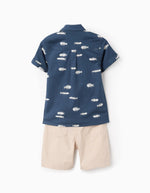 Cargar imagen en el visor de la galería, Conjunto Camisa Peces Camiseta Short
