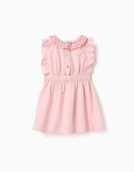 Cargar imagen en el visor de la galería, Vestido Rosa Cuello Flores
