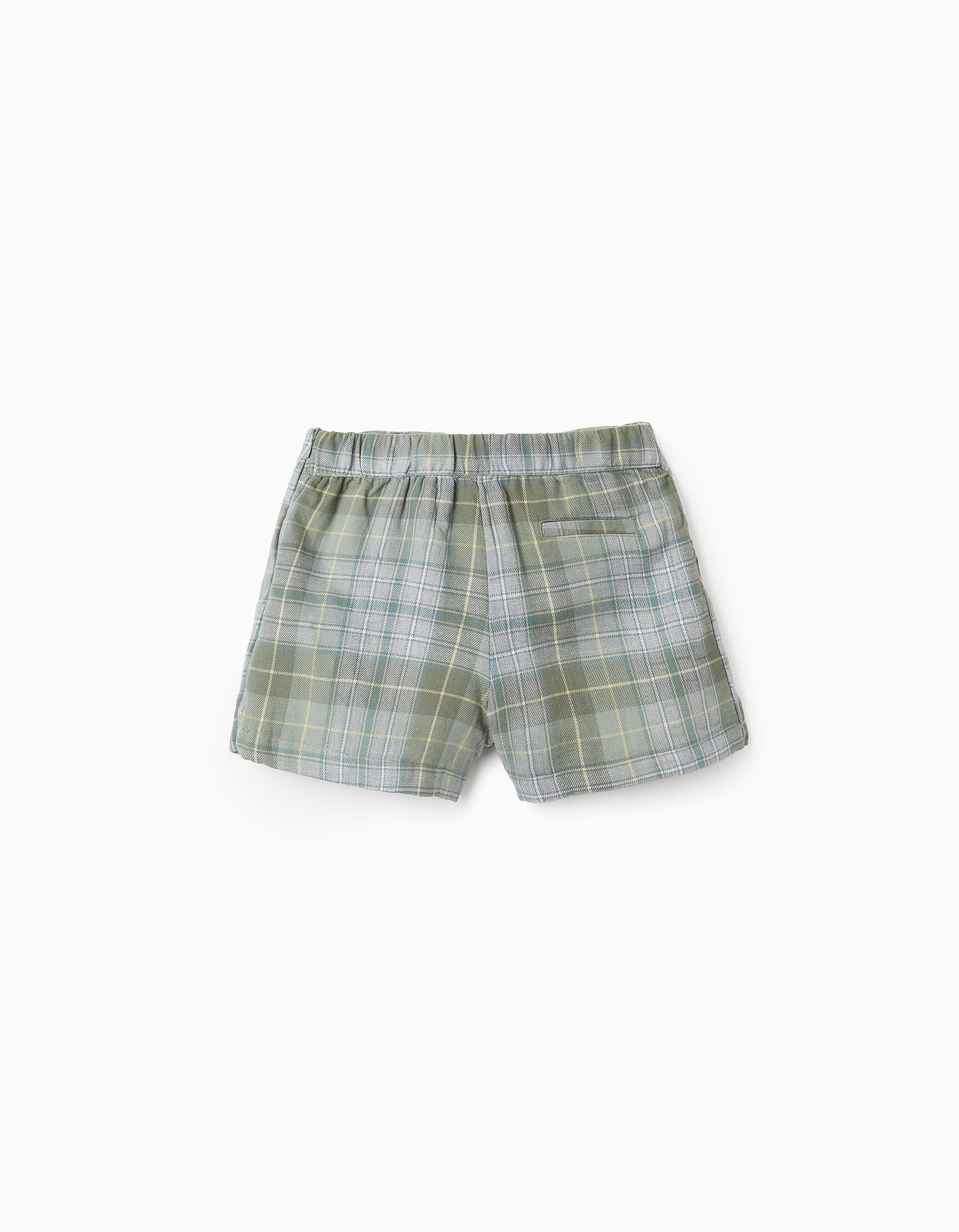 Conjunto Suéter Verde Short Cuadros