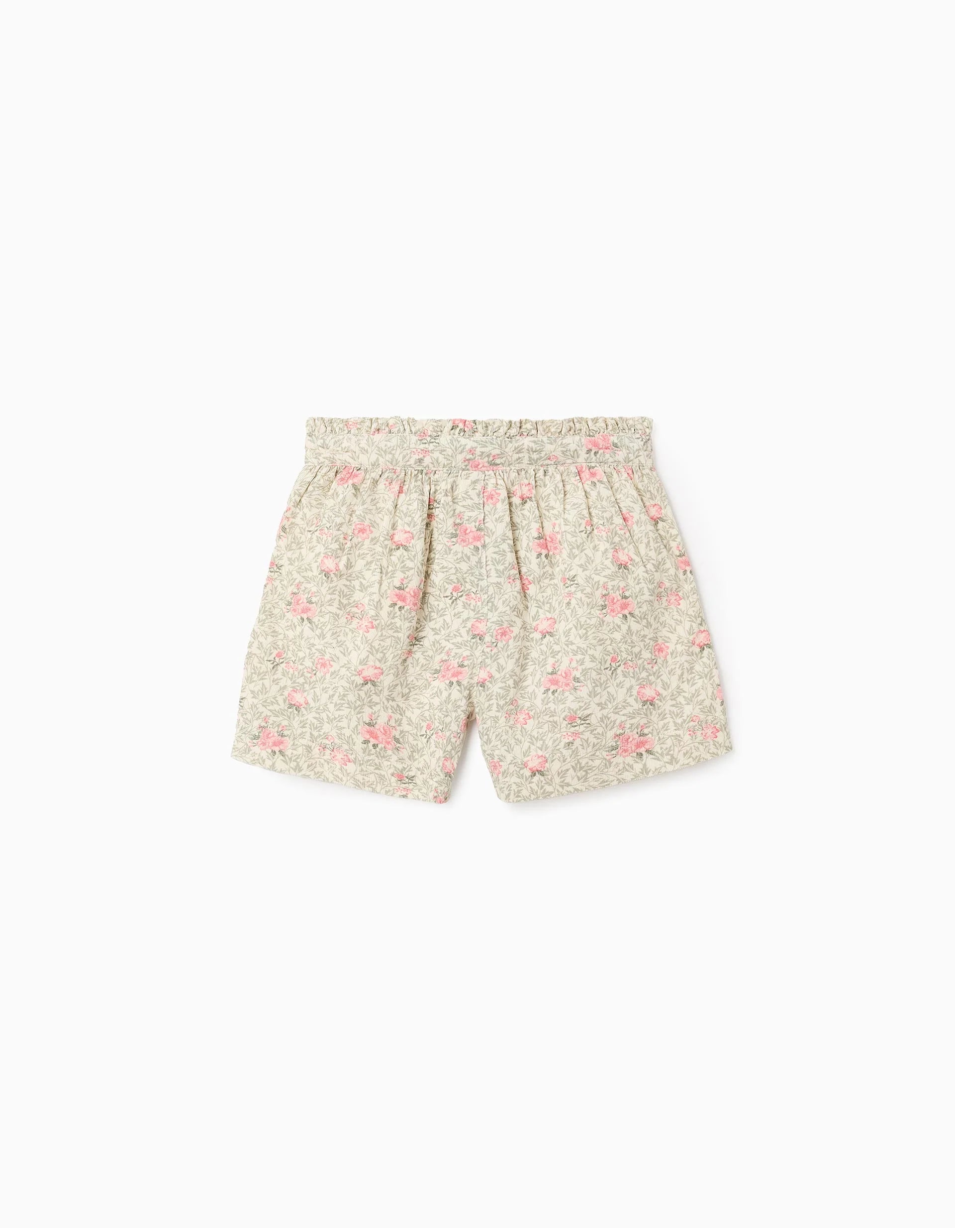 Conjunto Suéter Rosa Short Flores