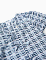 Cargar imagen en el visor de la galería, Blusa Cuadros Moños
