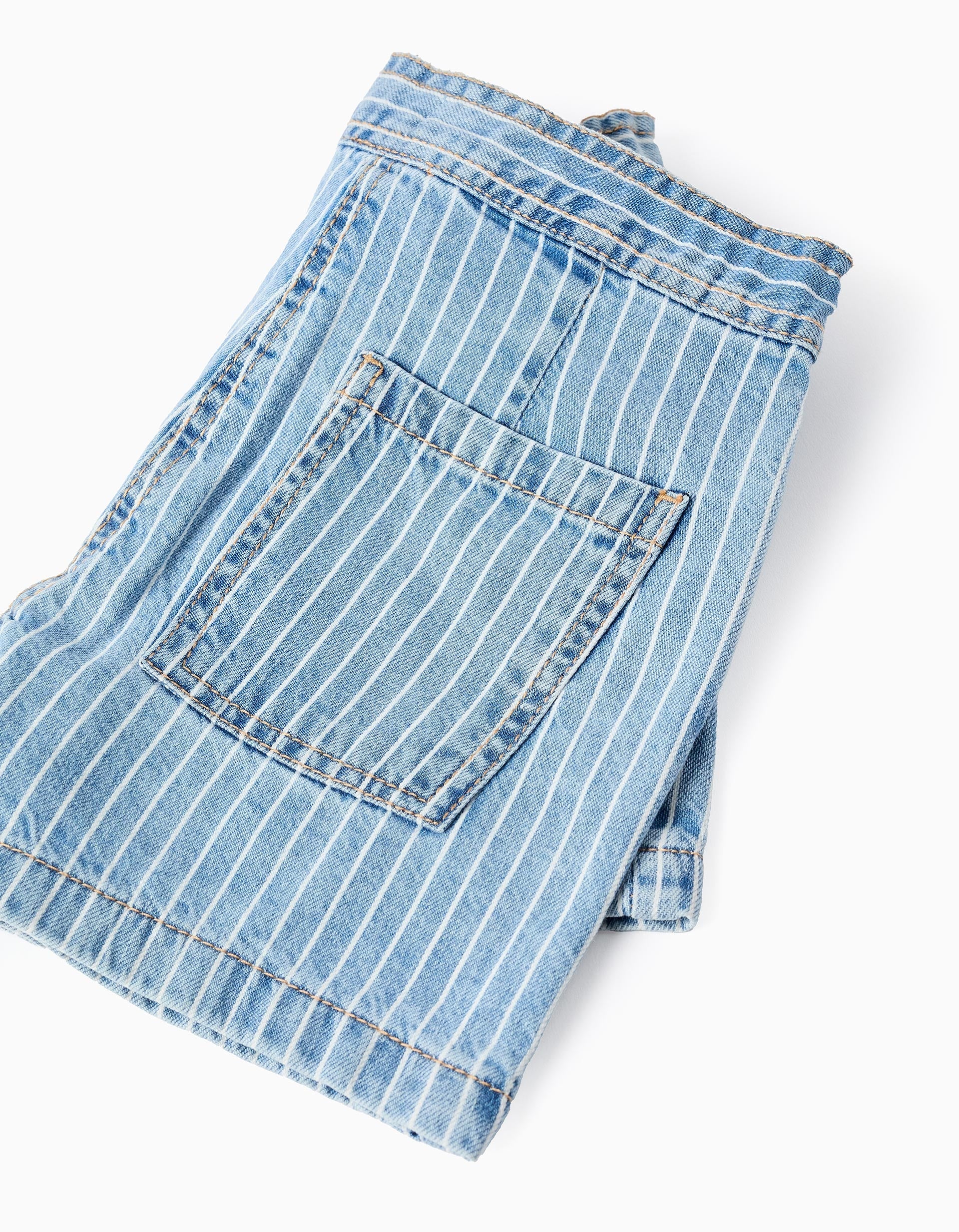 Conjunto Blusa Blanca Short Falda Mezclilla con Liga